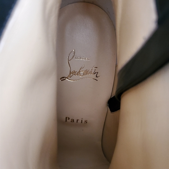 Christian Louboutin Suprabooty 85 black suede ankle boots 40.5 - Picture 12 of 14